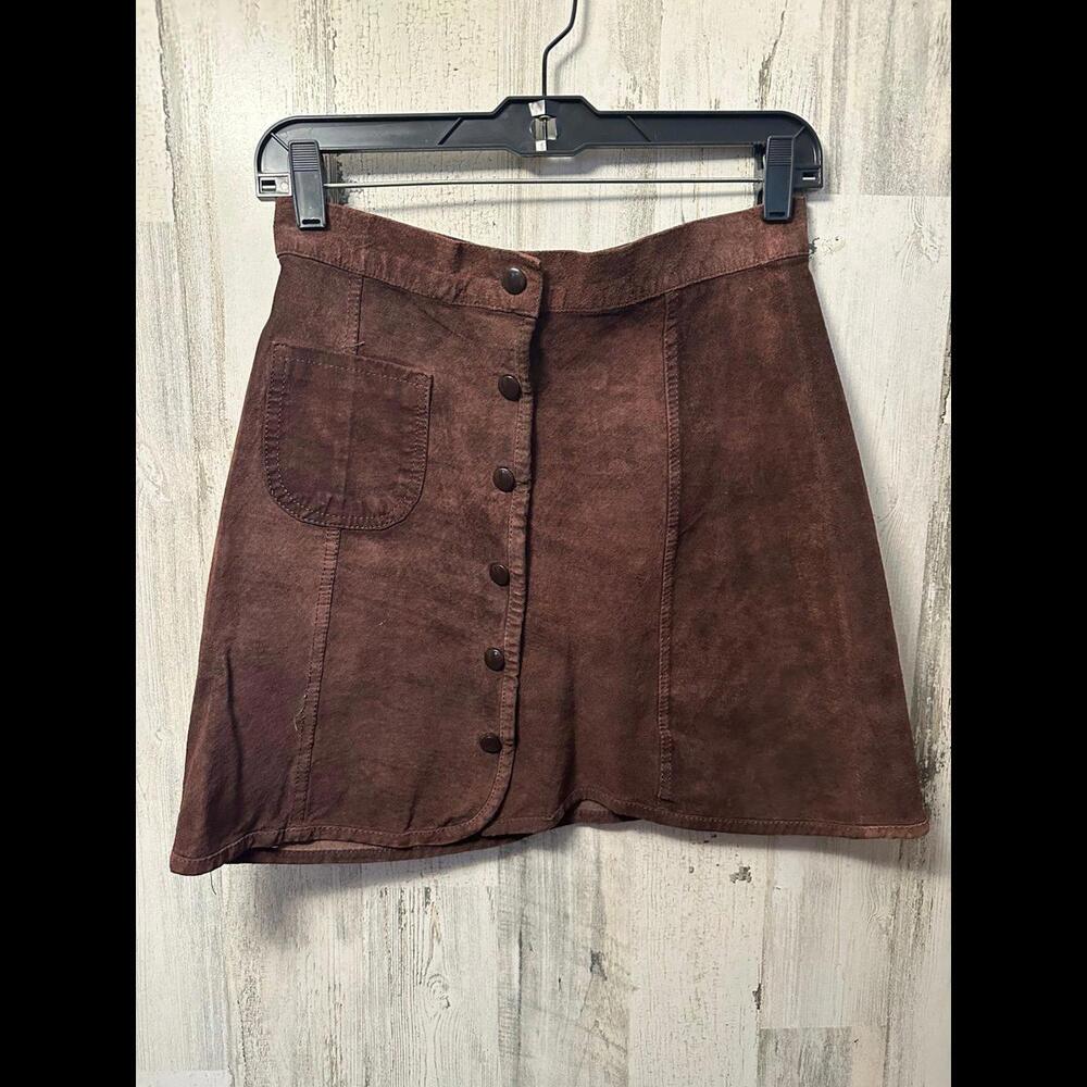 ESPRIT Brown Suede Mini Small (Vintage Sz 11 See Pics) [COPY]